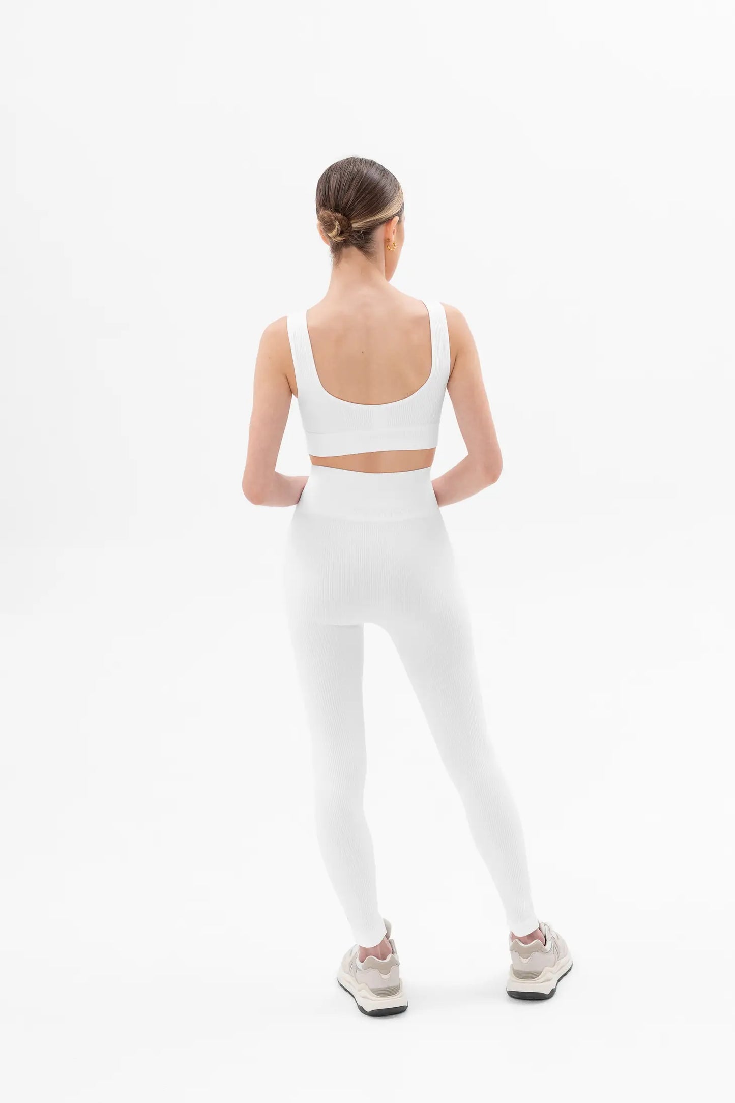 Nahtlose gerippte Leggings